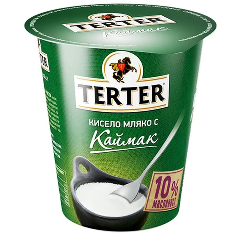 Кисело мляко Тертер с каймак 10 % 0,400