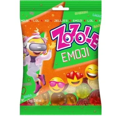 Бонбони желирани плодови Emoji 0,075 ZoZoLe