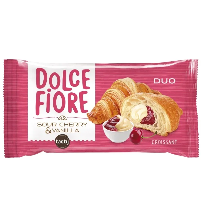 Кроасан Dolce Fiore с пълнеж вишна и ванилия 0,070