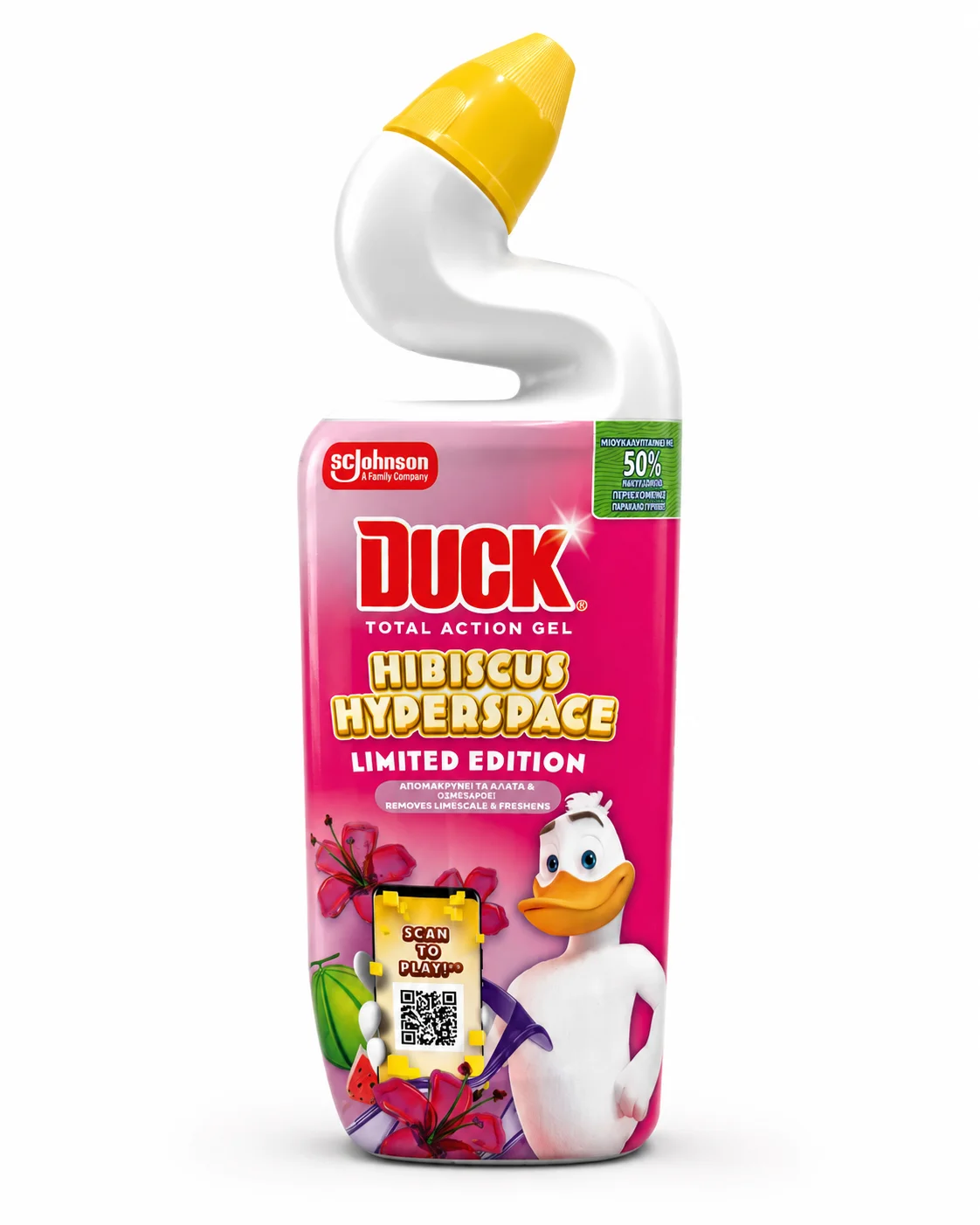 DUCK Тоалетно пате WC гел 0,750  Hibiscus Hyperspace