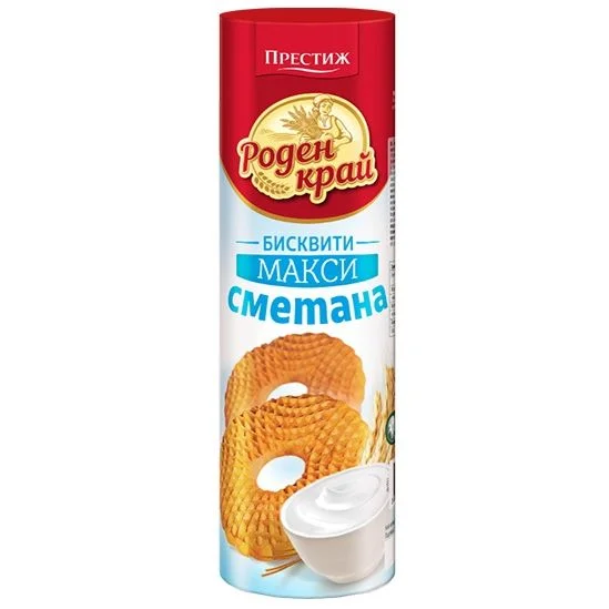 Бисквити Роден край Макси 0,230 Сметана
