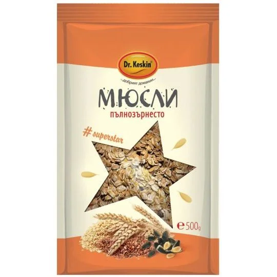 Мюсли Пълнозърнесто 0,500 Dr.Keskin