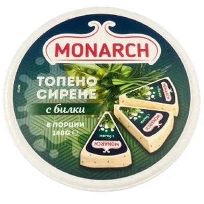 Топено сирене с билки 0,140 Monarch