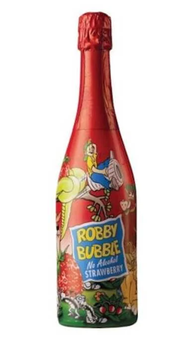 Детско шампанско Ягода 0,750 Robby Bubble