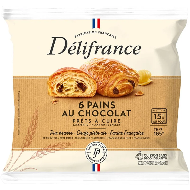 Френски кроасан с шоколад Delifrance 6 x 0,070