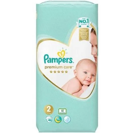 Пелени Памперс Premium care VP S2 Мини 46бр