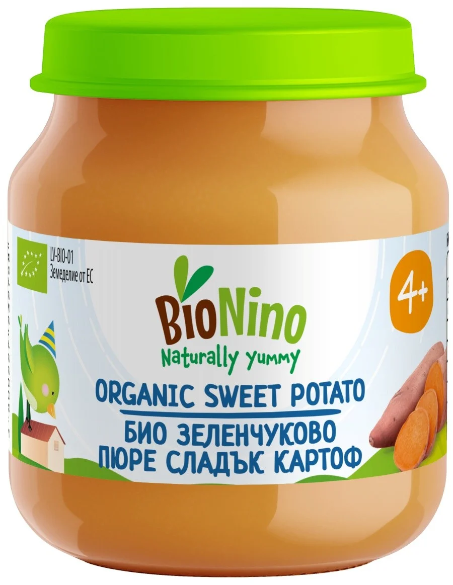 БИО пюре сладък картоф 4+ 0,120 BioNino