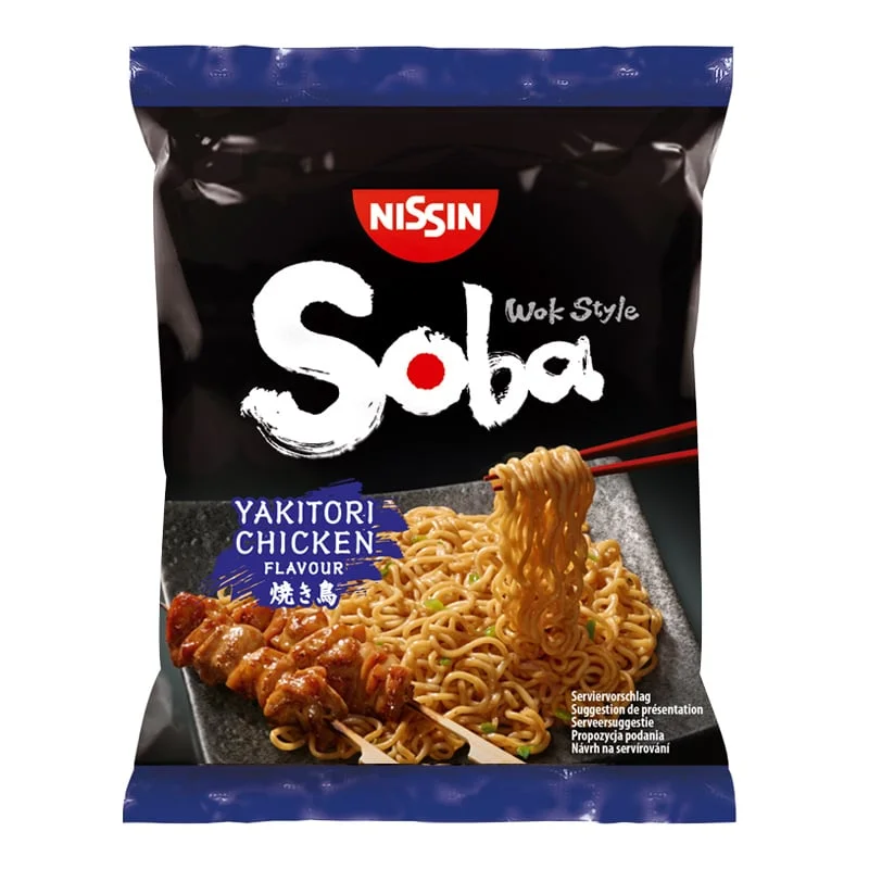 Нудъли Soba пиле Якитори 0,110 Nissin
