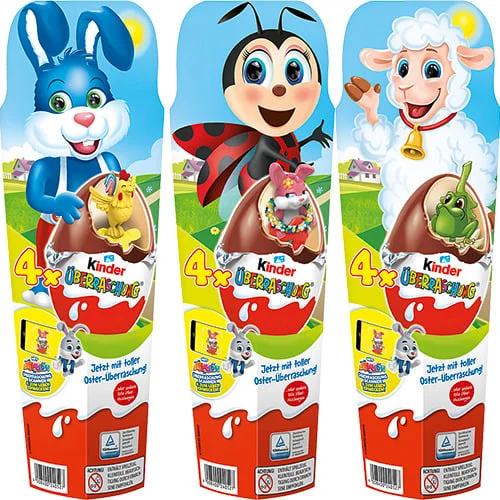 Шоколадови яйца с изненада 0,080 Kinder Surprise