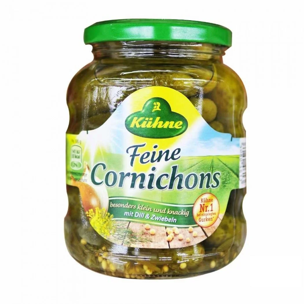 Корнишони с копър и лук 0,330 Кюне