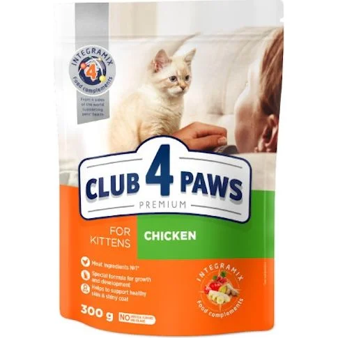 Суха храна Chiken 0,300 CLUB 4 PAWS