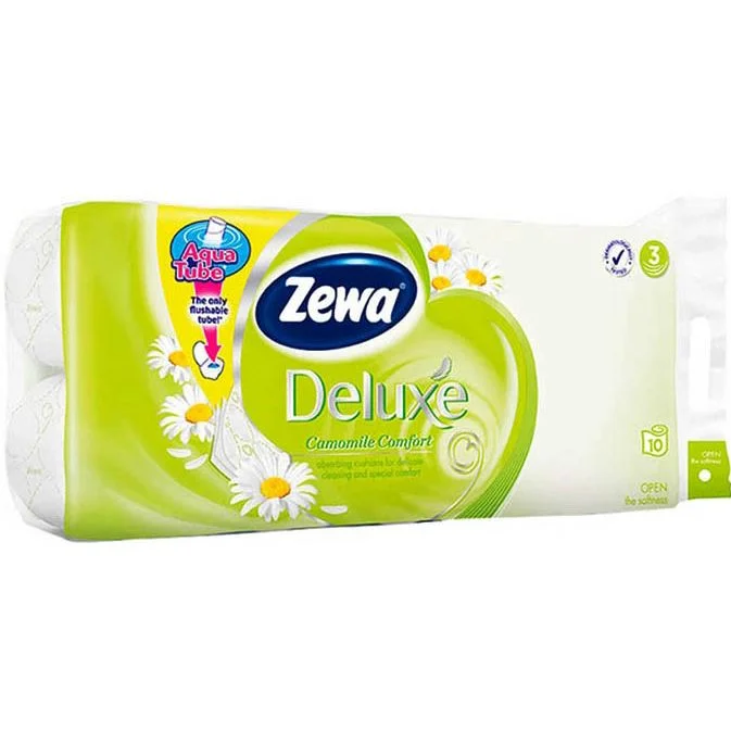 Тоалетна хартия Zewa Делукс 10 бр. Лайка