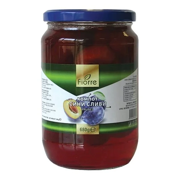 Компот сини сливи 0,680 Fiorre