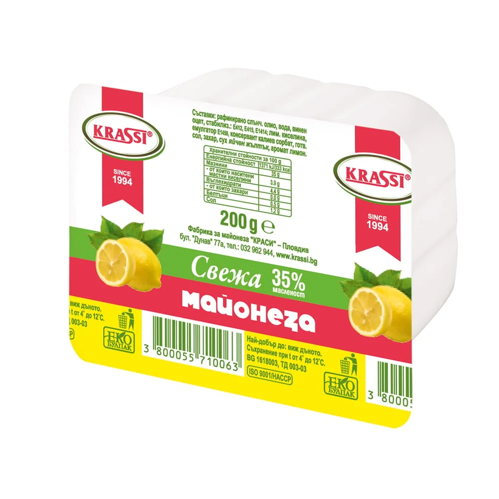 Майонеза свежа 0,200 Краси