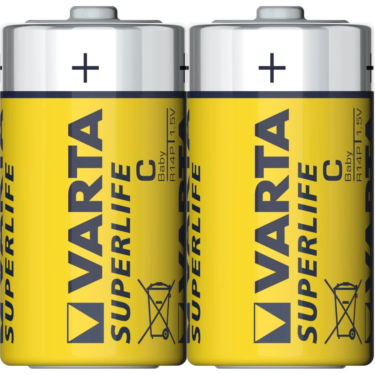 Батерии Varta Super Цинк Foil R14C 1,5 V  2 бр.