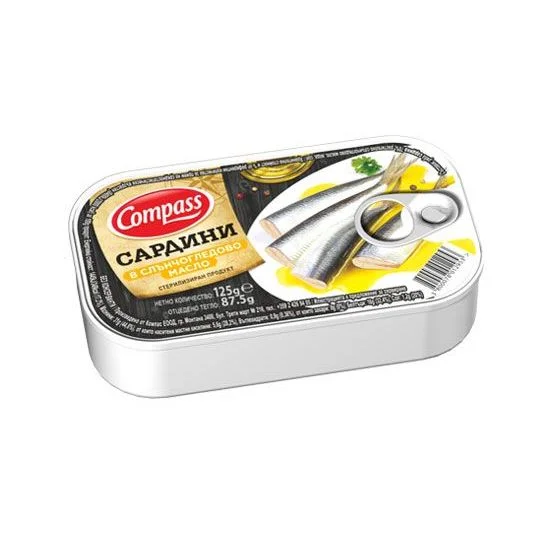 Сардини в олио 0,125 Компас