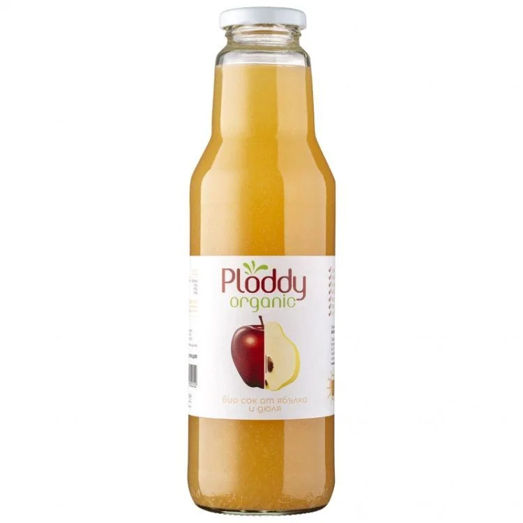 Сок Ploddy ябълка с дюля 0.750