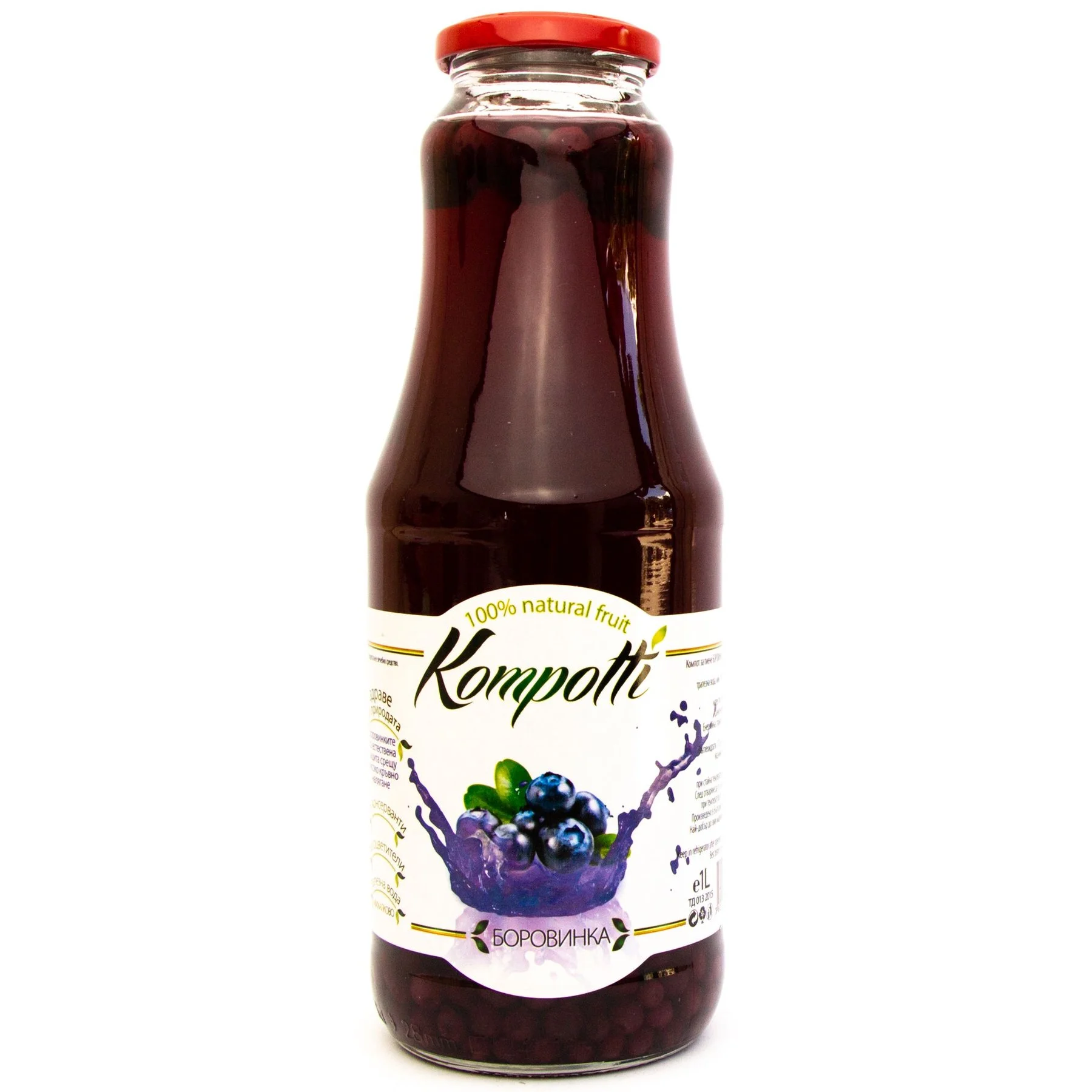 Компот за пиене Боровинка 1 л. Kompotti
