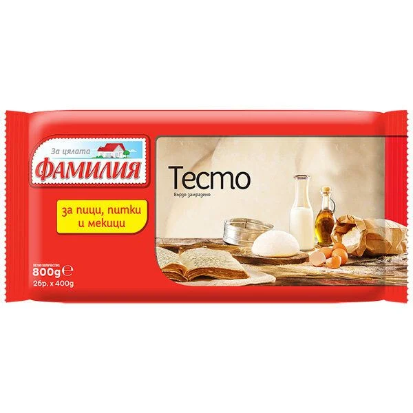 Фамилия тесто за пици, питки и мекици 0,800