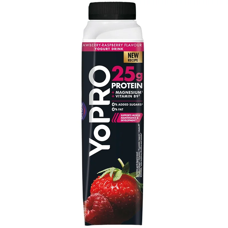 Данон YoPro Напитка ягода и малина 0,300