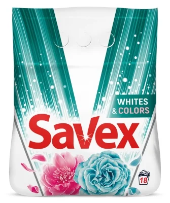 Прах за пране Савекс 1,8 Whites & Color