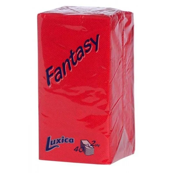Салфетки Luxica Fantasy цветни 2 пл. 40 бр.