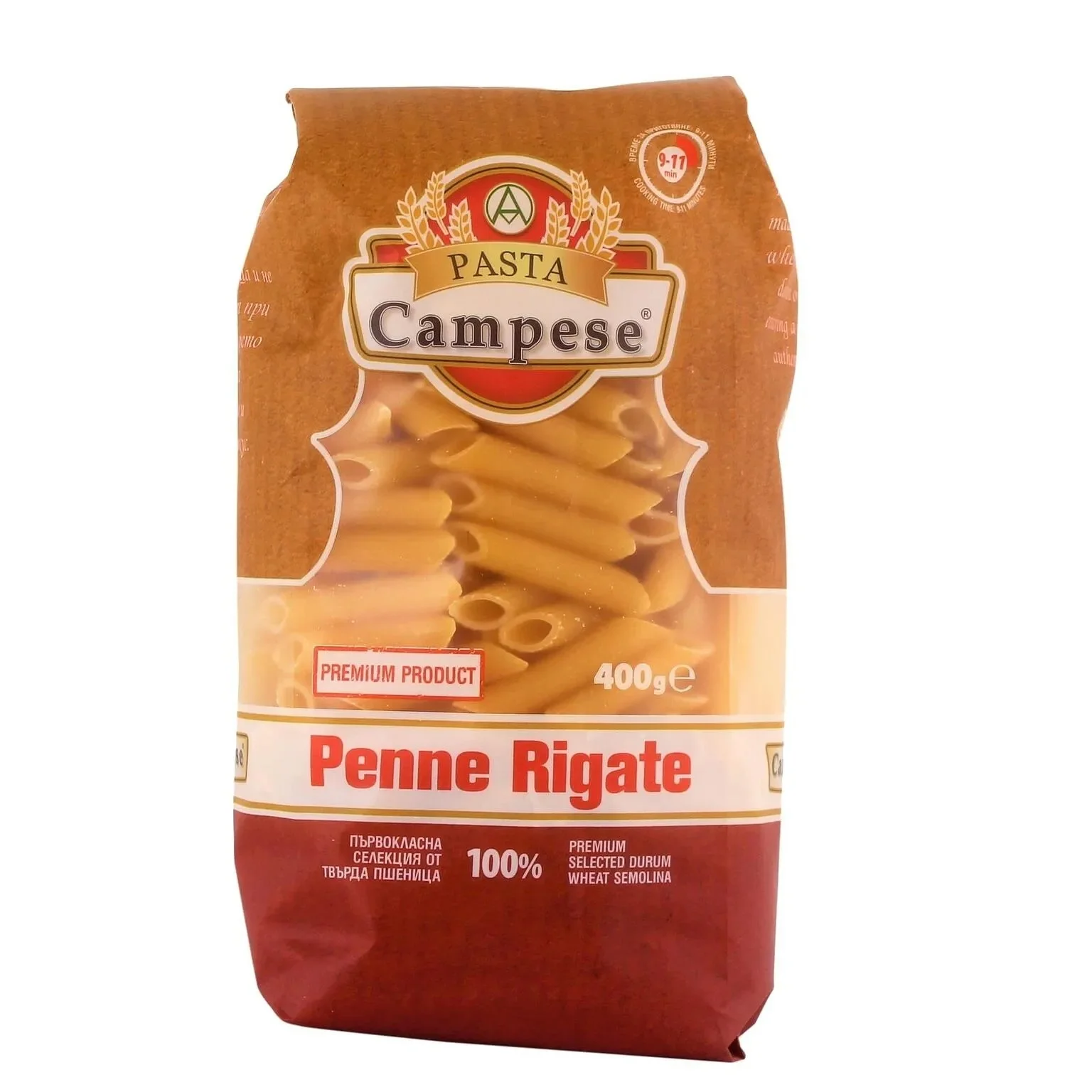 Макарони Пене Ригате 0,400 Campese
