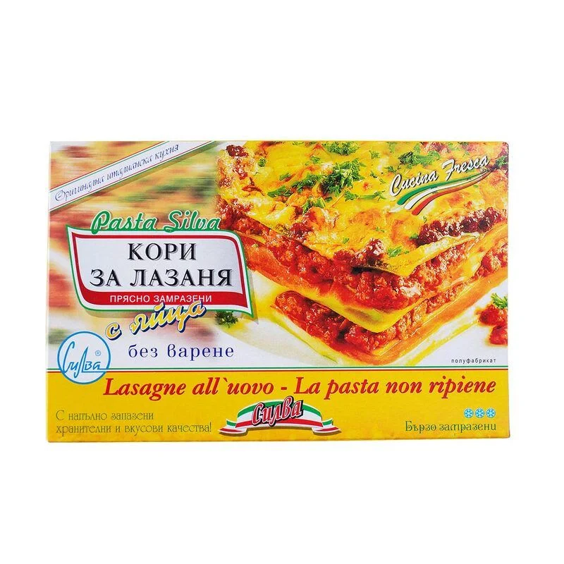 Кори за лазаня с яйца 0.500 Паста Силва