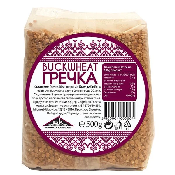 Елда гречка 0,500 БК