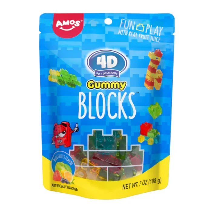 Бонбони Желирани Блокчета Gummy Blocks 0,072