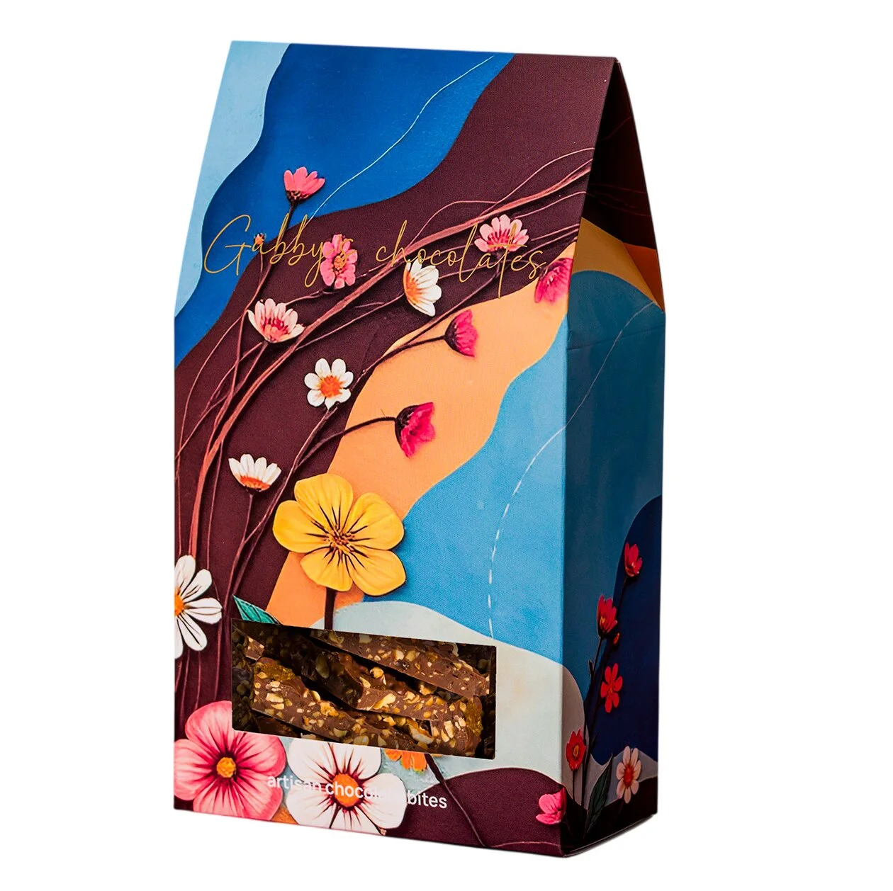 Шоколадови хапки Лешник с хрупкав карамел Gabby`s Chocolates 0,130