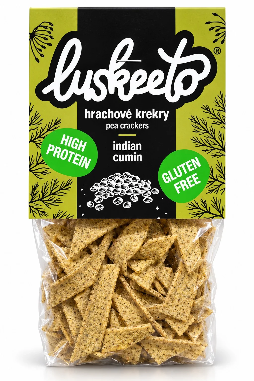 Снакс протеинов с индийски кимион без глутен 0,070 Luskeeto