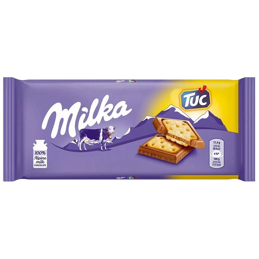Шоколад Милка Сандвич Tuc 0,087