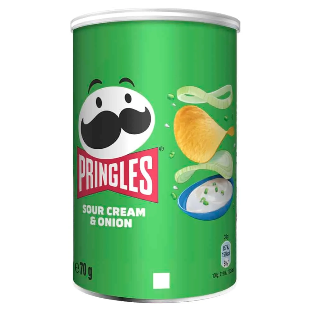 Чипс Pringles сметана и лук 0,070 кутия
