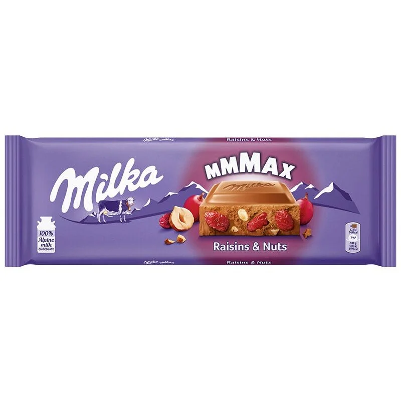 Шоколад Милка Лешник и стафиди 0,280