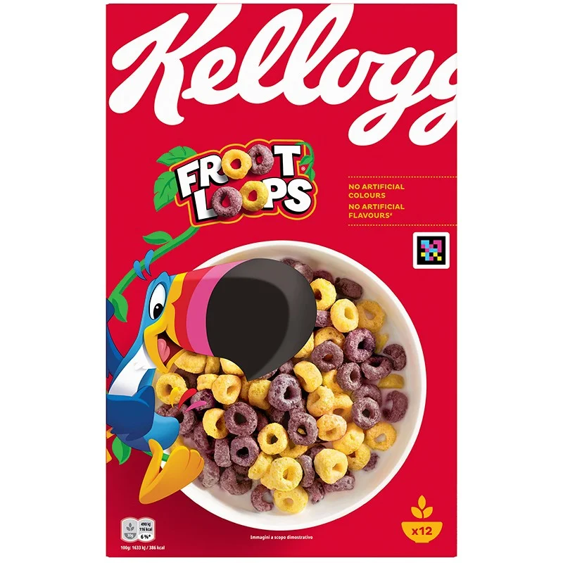 Зърнена закуска Froot Loops 0.375 Kelloggs