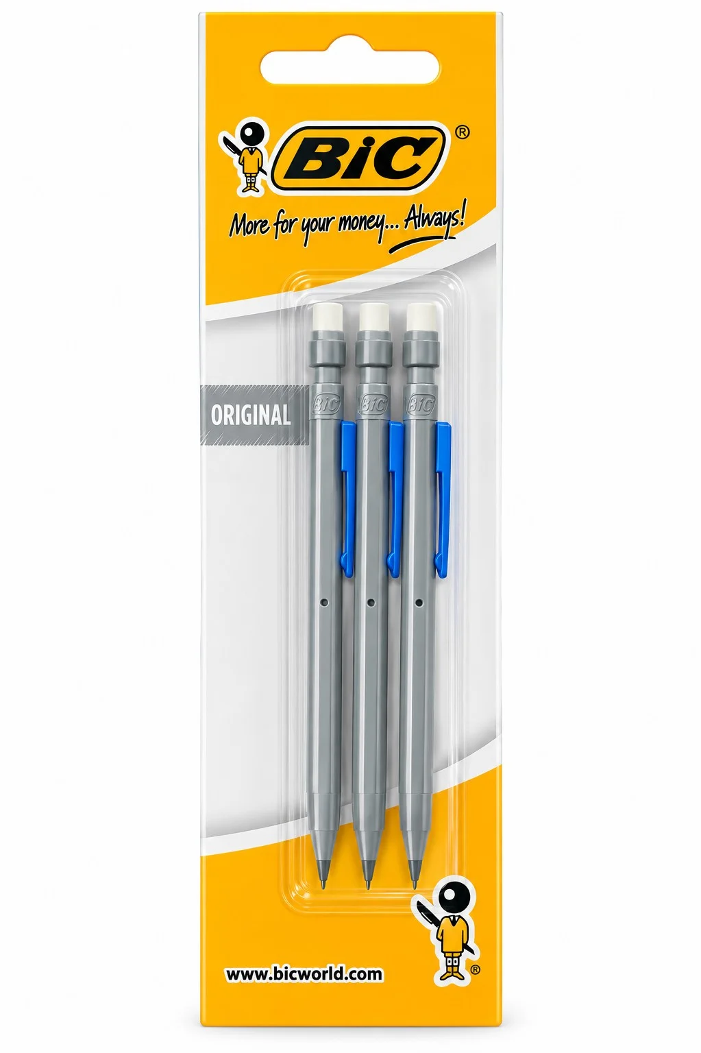 Моливи автоматични 0.5мм 3 бр. BIC