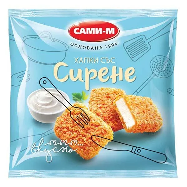 Панирани хапки със сирене 0,400 Сами-М