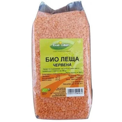 БИО Червена леща 0,500