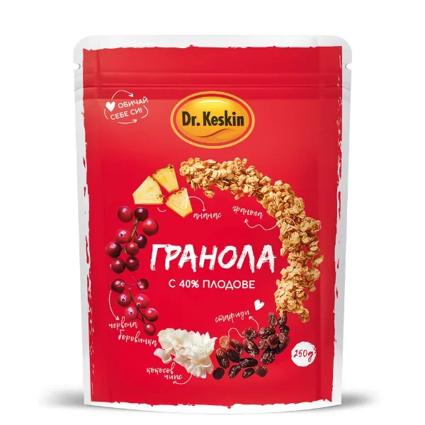 Мюсли Гранола с плодове 0,250 Dr.Keskin