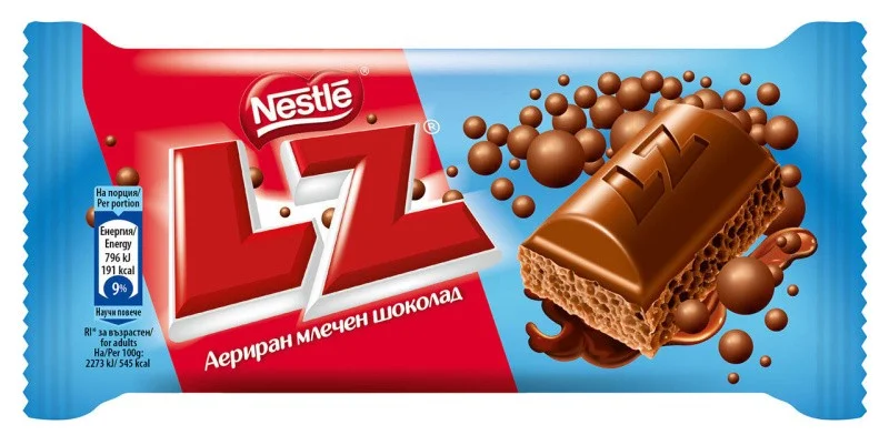 Шоколад LZ млечен 0,036