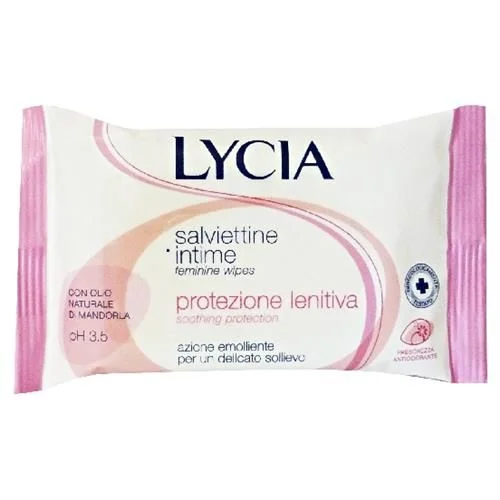 Мокри кърпи интимни за чувствителна кожа 12 бр. Lycia