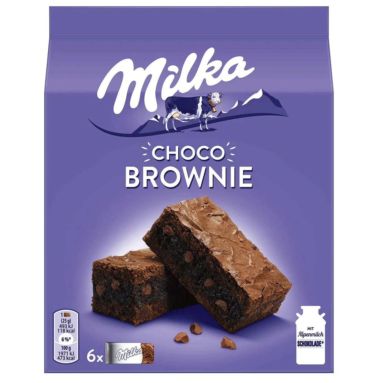 Бисквити Милка Chocо Brownie 0,150