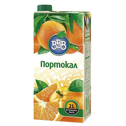ВВВ напитка портокал 2 л.