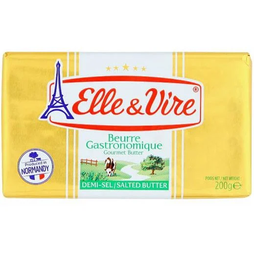Масло Elle&Vire Френско полусолено 0,200