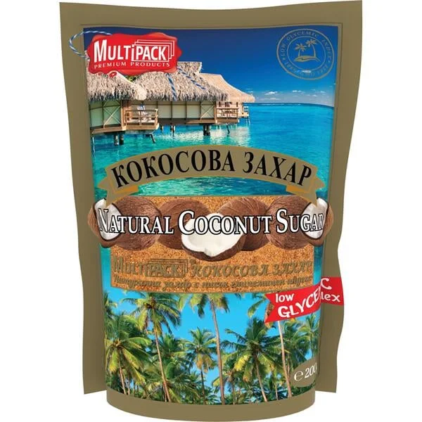 Захар кокосова Demerara 0,200 Multipack