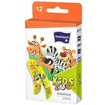 Пластир Kids Zoo 12 бр.