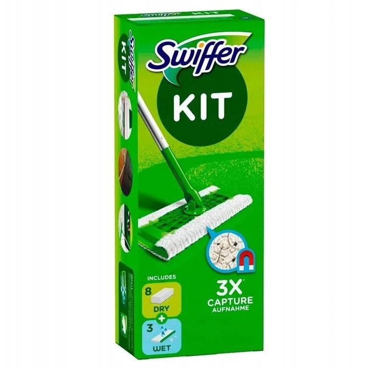 Дръжка за под Swiffer Dry+ wet kit