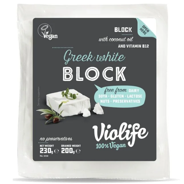 Безмлечен хранителен продукт гръцки бял блок 0.200 Violife