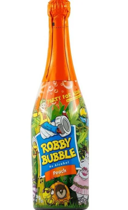 Детско шампанско Праскова 0,750 Robby Bubble